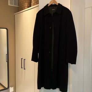 Vintage Men's Vestimenta Barneys New York Wool Cashmere Overcoat Size Large